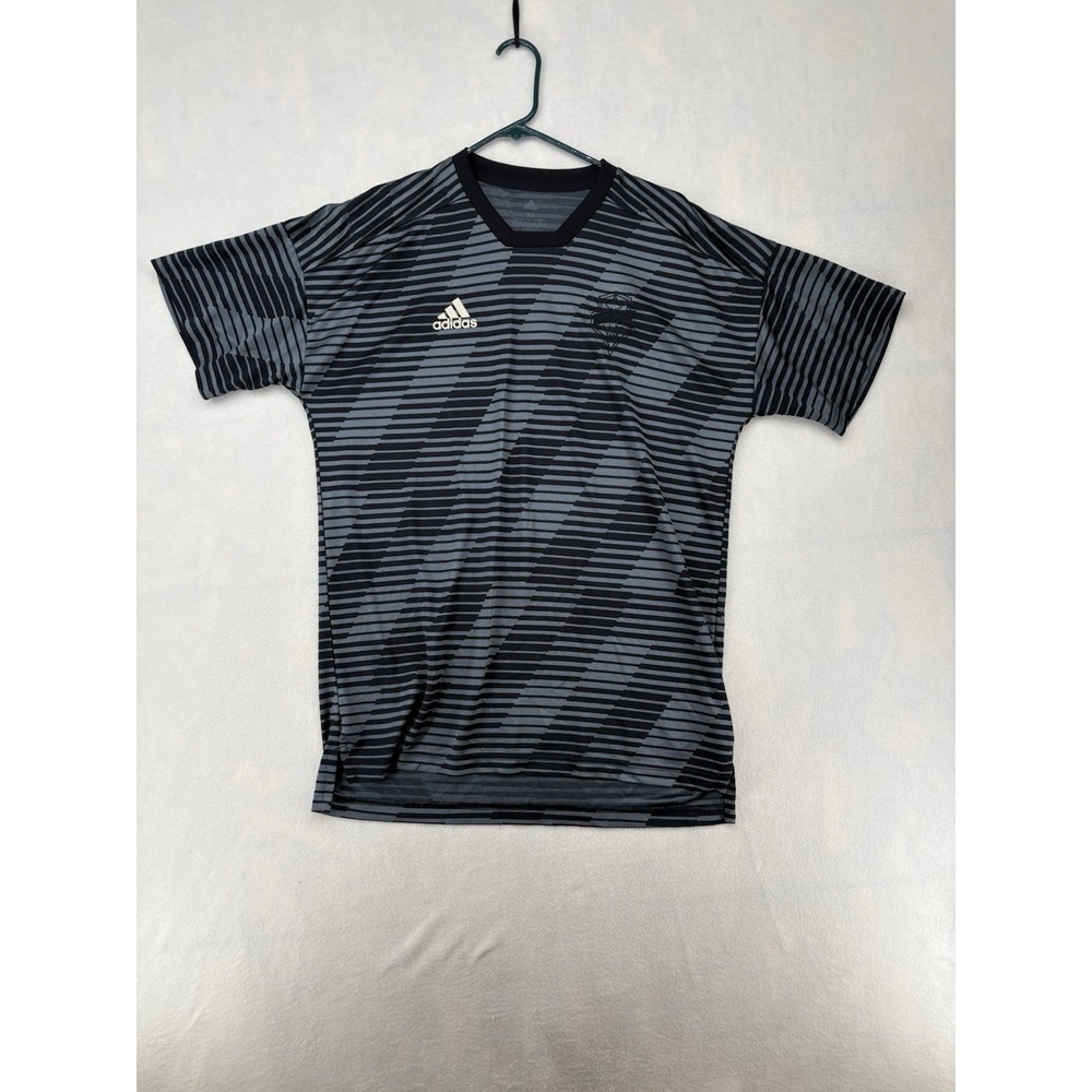 Adidas Tango Cage Seattle Sounders FC MLS Training Jersey Mens Medium Grey Black